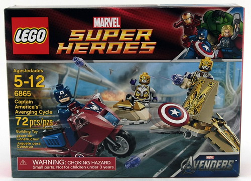 6865 Captain America's Avenging Cycle - Box Front