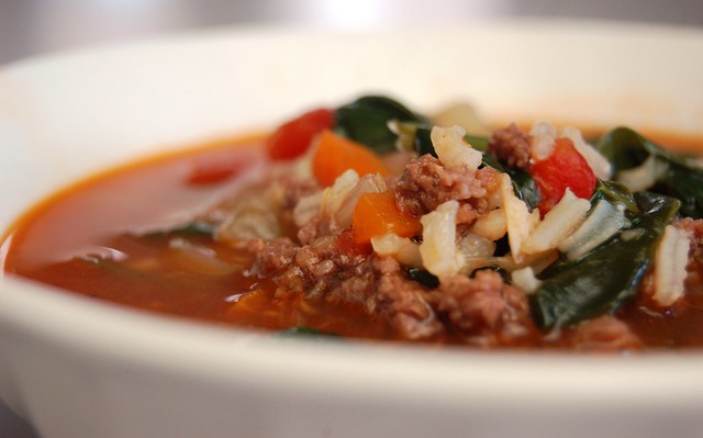 Vegetable Beef Soup :: Gluten Free With Grain Free Option