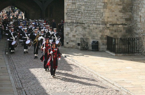 Parading through the Tower