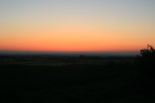 orange sun sunrise canon landscape eos glow wind farm villages lincolnshire marsh wolds 400d