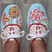 Handpainted Shoes - Sweet Candy