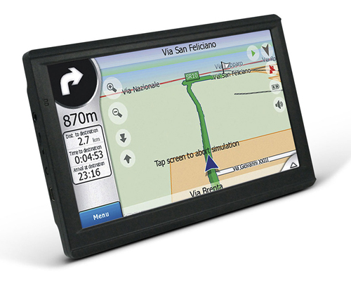 7 Inch Touchscreen GPS Navigator with Bluetooth AV IN