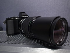 Olympus OM-D + Zuiko Old OM System Lens