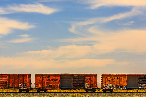 road sunset sky cloud train wagon landscape highway carretera countryroad roadpictures coutry freightcar roadimage