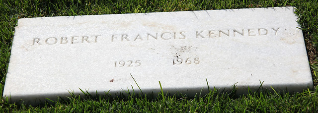 Headstone - Robert F Kennedy Grave Site - Arlington National Cemetery - 2012-05-19