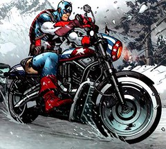 Cap's Comic Book Harley (New)