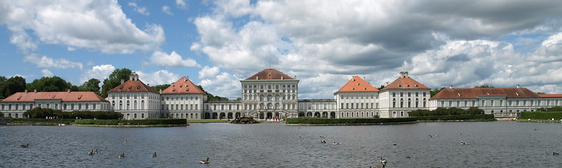 Munich Nymphenburg Palace panorama