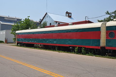 Milwaukee Road Coach 487 - Left Side 3/4 view