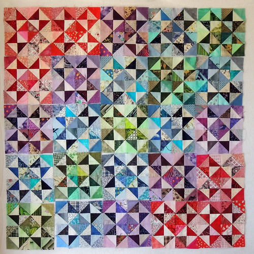Scrappy Blocks in 4 color groups