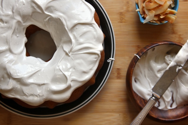 white bean cake  White Bean Bundt Cake With Fluffy Meringue Frosting 7025713563 5e20ea4e00 z