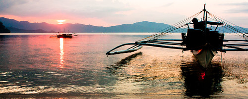 sunset sea landscape philippines palawan travelphotography portbarton bankha