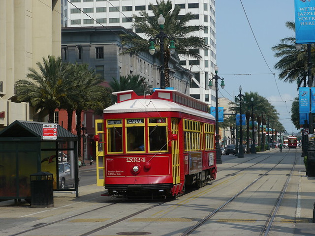 Tram in Canal Street