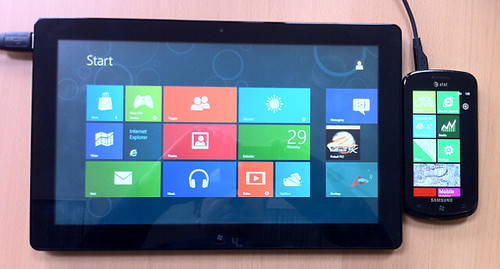 Windows 8 Start Screen Tiles and Windows Phone 7 Start Screen Tiles