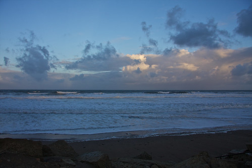 uk sea beach sunrise bay cornwall surf waves united kingdom widemouth