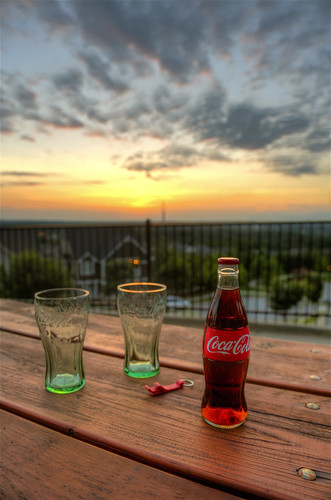wood atlanta sunset summer two glass night canon ga project bench georgia table relax aj evening photo wooden bottle couple picnic bell mark iii commons coke 5d cocacola 365 date pause dupont hdr contour photoproject refresh brustein 366 threesixfive threesixsix 5dm3