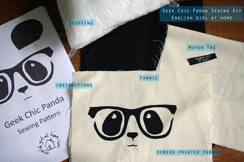 Geek Chic Panda Sewing Kits