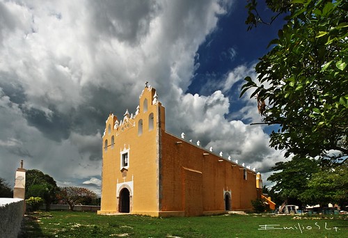 méxico iglesia yucatán convento capilla tipikal