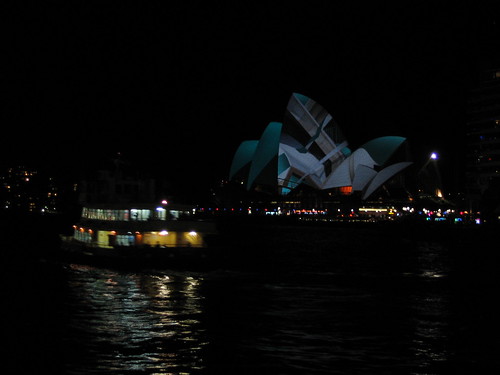 Sydney during Vivid festival May 2012