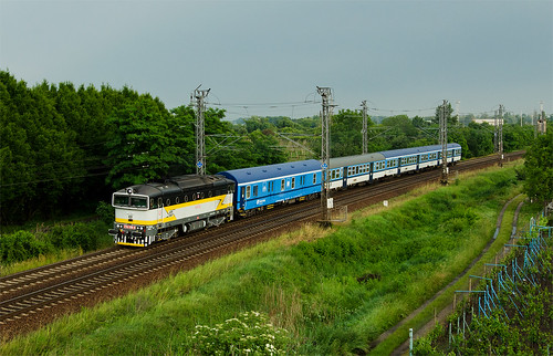 754018 čd 754 břeclav diesel locomotive brejlovec železnice morava česká republika czech republic railway nikis182