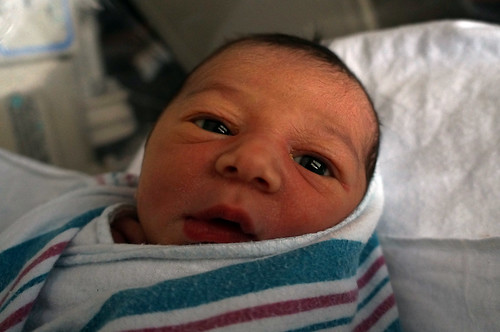 Baby Ezra, 29 hours old