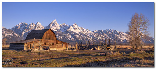 park mountains barn sunrise spring grand row national mormon wyoming teton range wy moulton gtnp