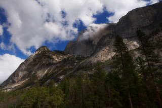 Clouds over the Half Dome