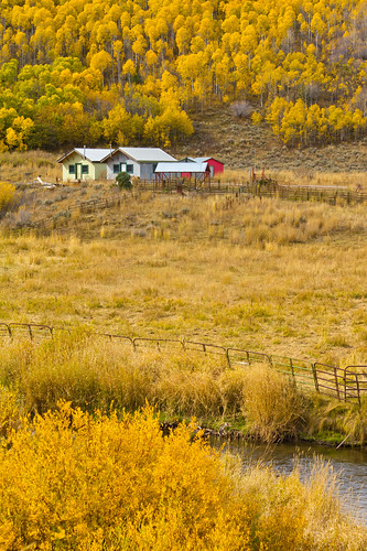 ranch autumn usa fall countryside utah ut farm country summitcounty yellowleaves 2011 littleemigrationcanyon