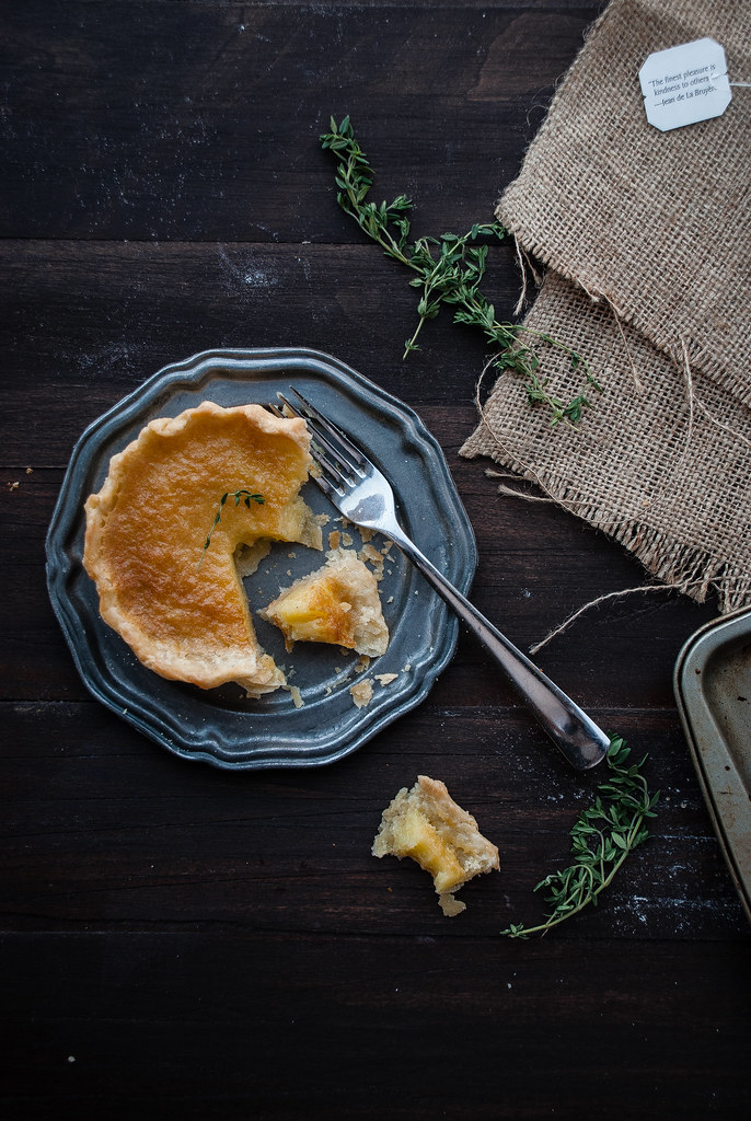 Chamomile Thyme Chess Pies
