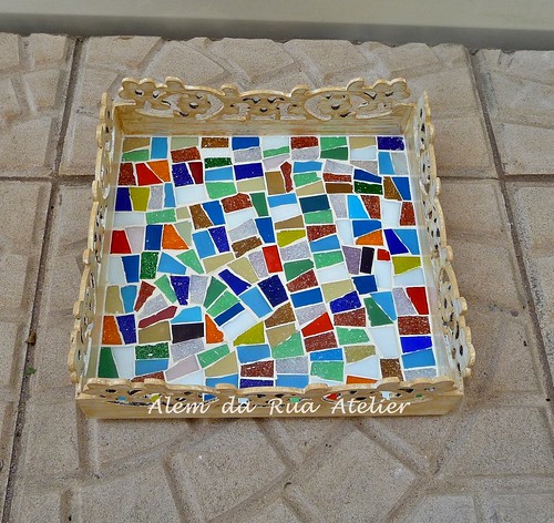 Bandeja de mosaico