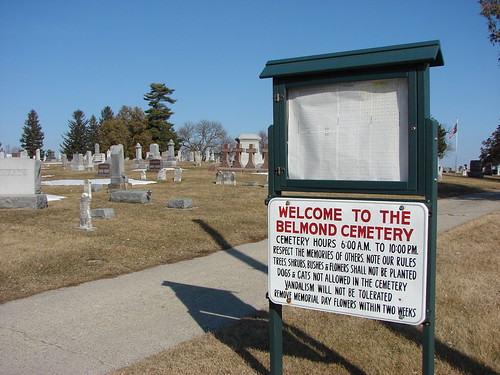 grave belmondiowa belmondcemetery