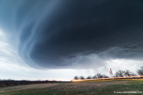 road cloud storm spring texas structure april rotation thunderstorm severe 2014 supercell