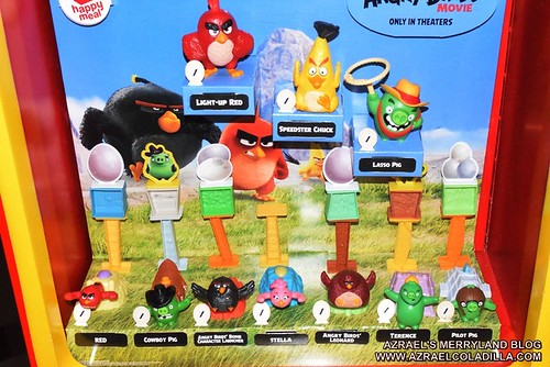Angry Birds toys at Mcdonalds Happy Meal