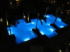 Aruba Marriott Resort & Stellaris Casino Adults Only Pool 2012 Night