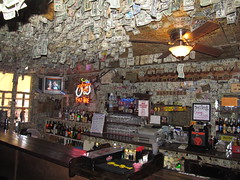 Famous Dollar Bill Wallpaper, Oatman Hotel, Oatman, Arizona