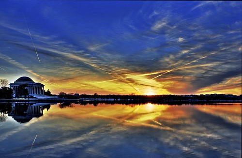 sun night sunrise dc washington cloudy dcist hdr