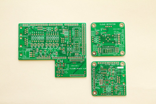 Combined magnetometer and cloud detector PCBs
