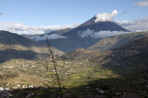 ecuador provincia vulcano baños tungurahua