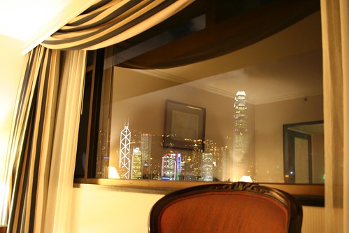 The view from our room at Marco Polo Hong Kong