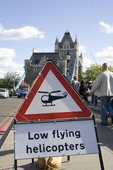 Low flying helicopters