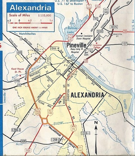 Maps Of Alexandria La - Bank2home.com