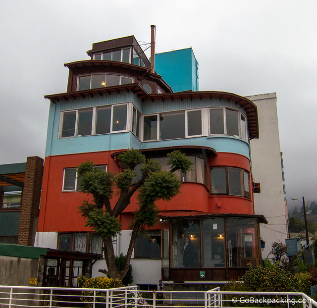 La Sebastiana, the former home of Chilean Pulitzer Prize winning poet Pablo Neruda