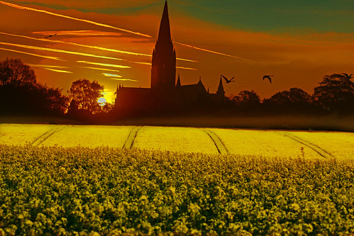 sunrise cathedral salisbury lowcontrast infocus highquality mediumquality