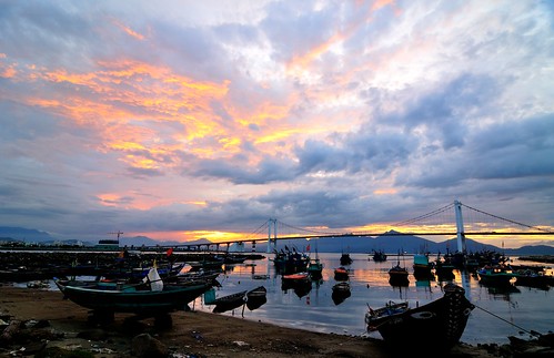 sunset day cloudy vietnam danang việtnam đànẵng thuậnphước