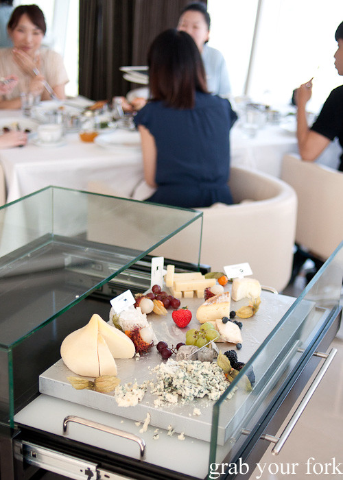 Cheese trolley at Friday brunch at Prime 68, JW Marriott Marquis Dubai