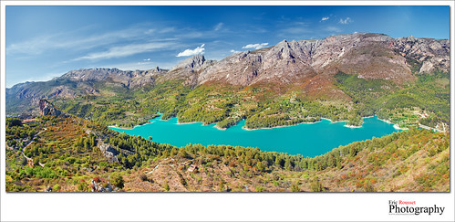 panorama españa lake nature canon landscape lago photography spring spain holidays europe lac panoramica paysage espagne canonef1740mmf4lusm tourisme 2012 waterscape canoneos5dmarkii ericrousset embalsedeguadalest bwslimksmmrccircularpolarizerfilter