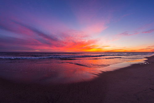 ocean california sunset sky beach colorful unitedstates coronado silverstrand