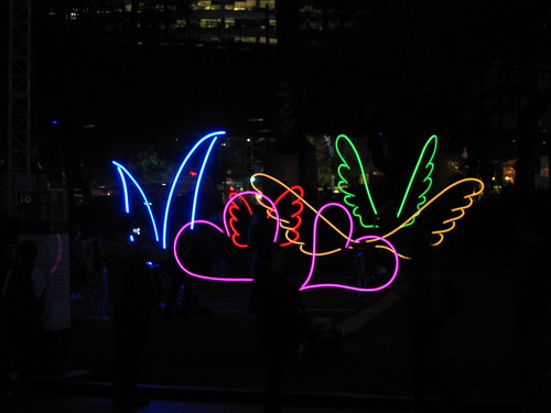 Sydney during Vivid festival May 2012