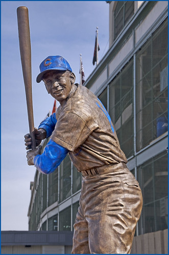 Ernie Banks, "Mr. Cub" (1931-2015) -- Wrigley Field Chicago (IL) April 2012