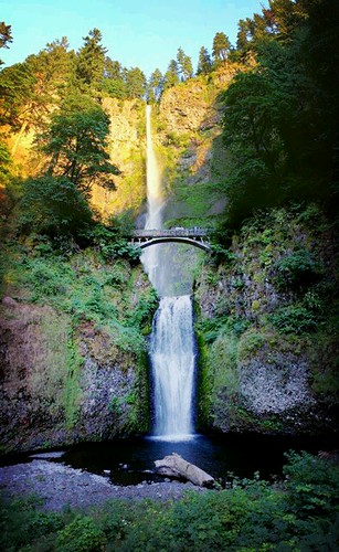oregon waterfall falls multnomah flickrandroidapp:filter=rome