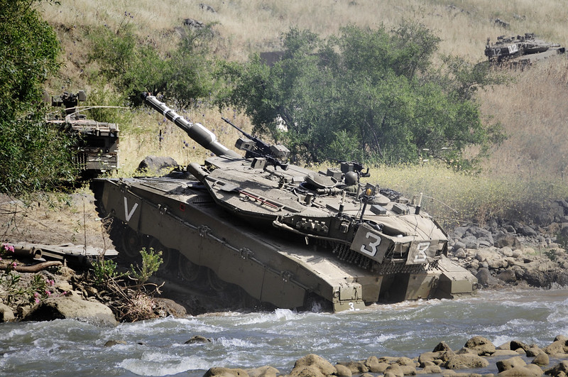 Armored Brigade Drill in the Golan Heights
